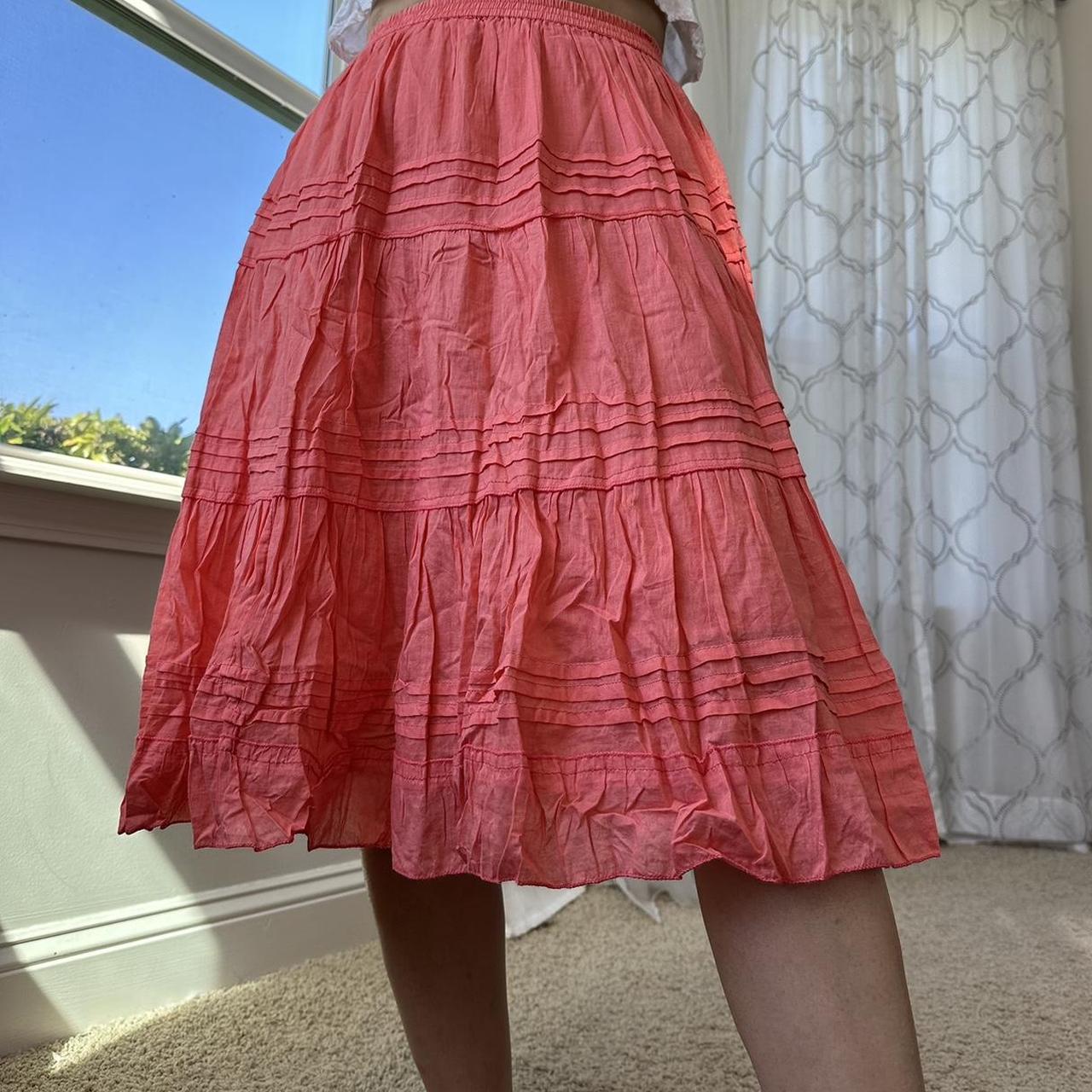 Women's Orange Skirt