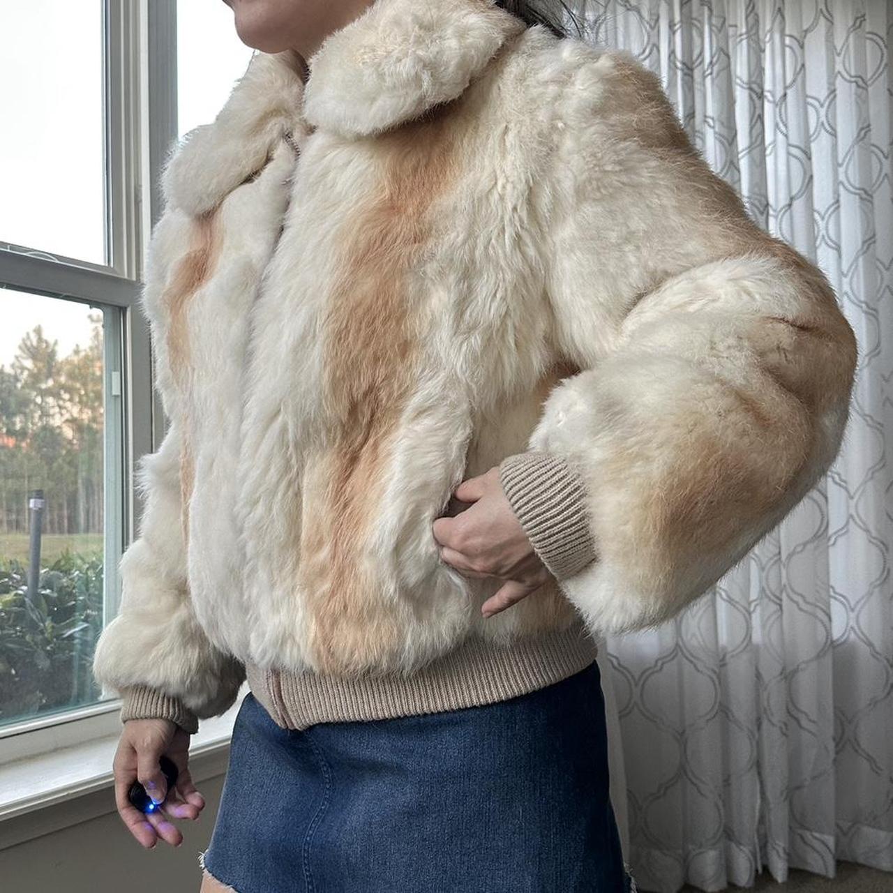 Women's Cream and Tan Jacket