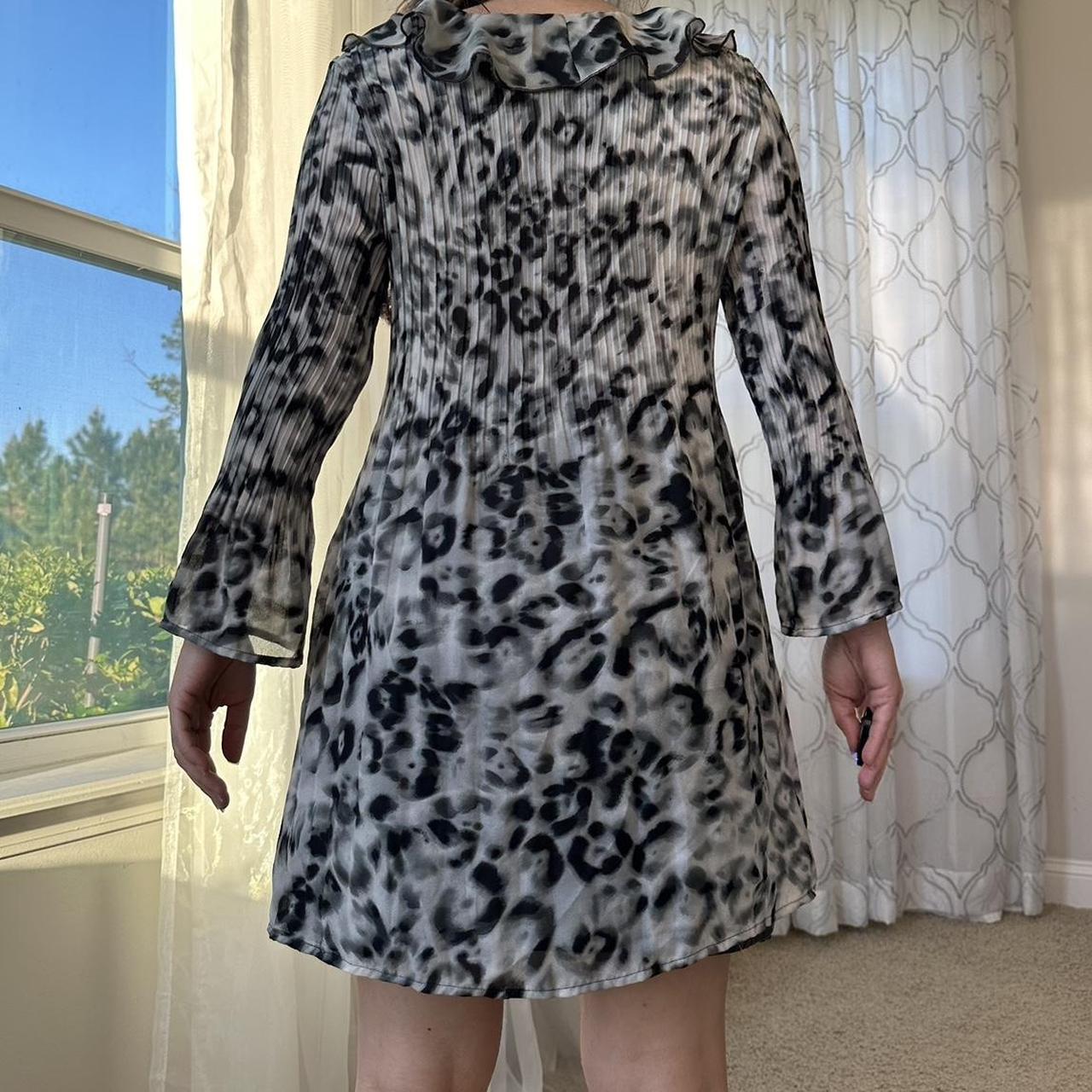 Women's Black and Grey Blouse