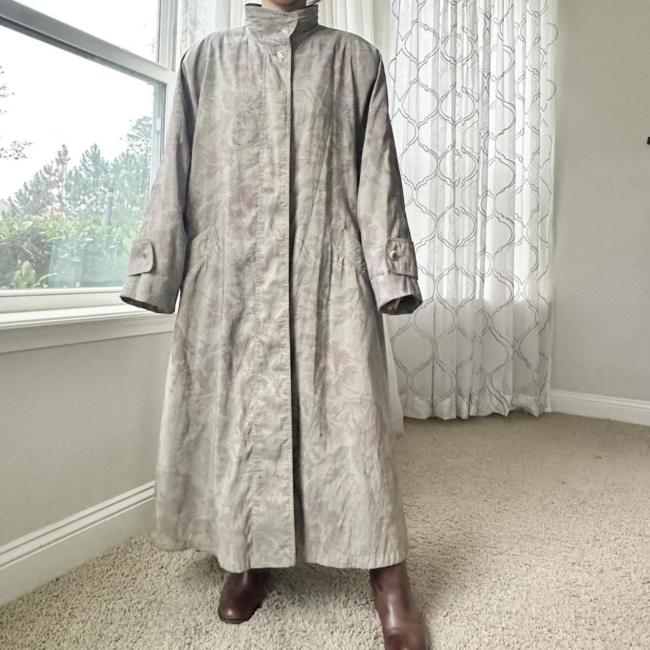 London Fog Women's Grey and Green Coat