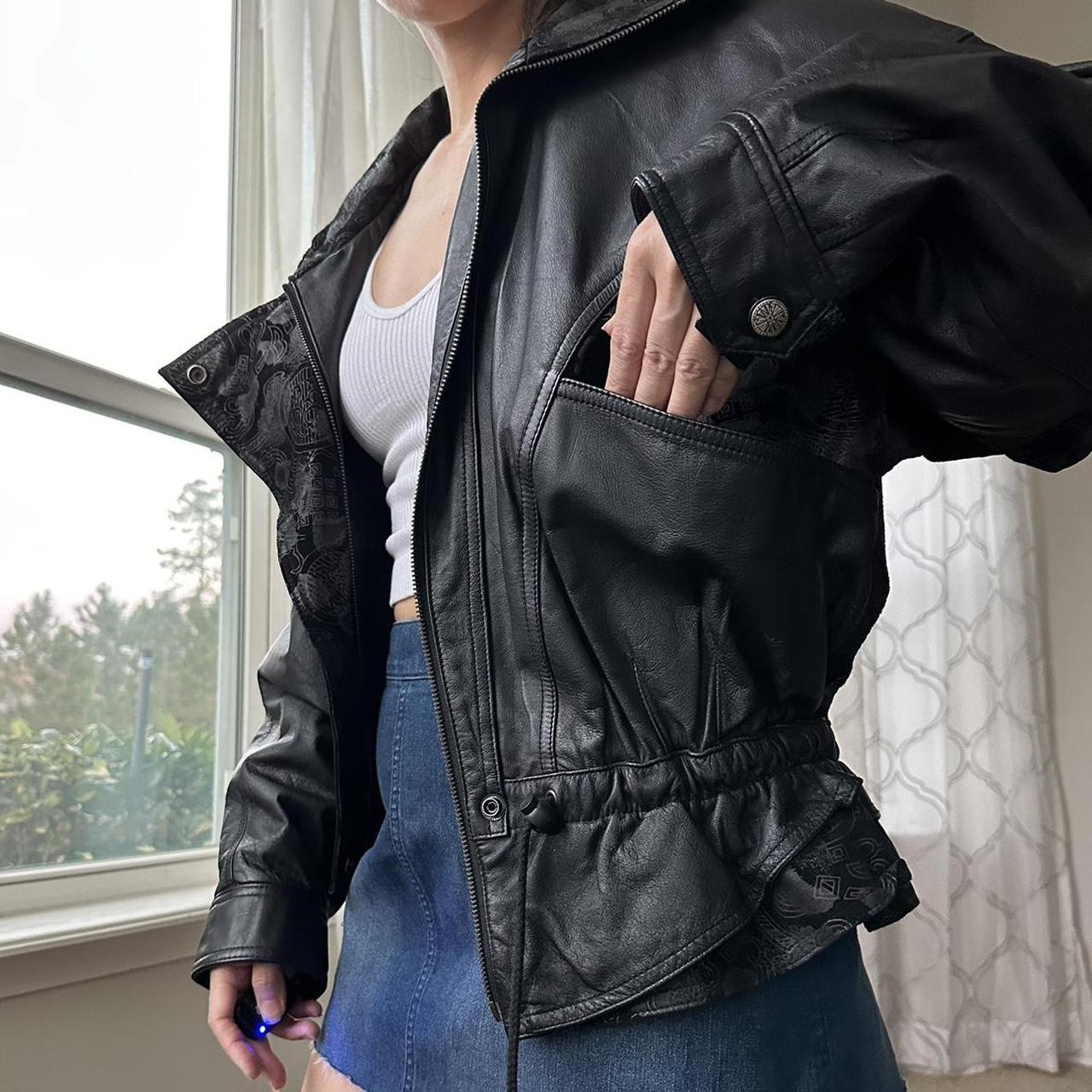 Women's Black and Gold Jacket