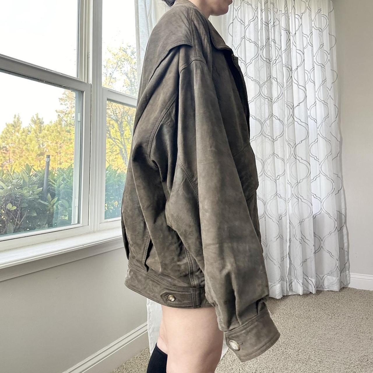 Women's Khaki and Brown Jacket