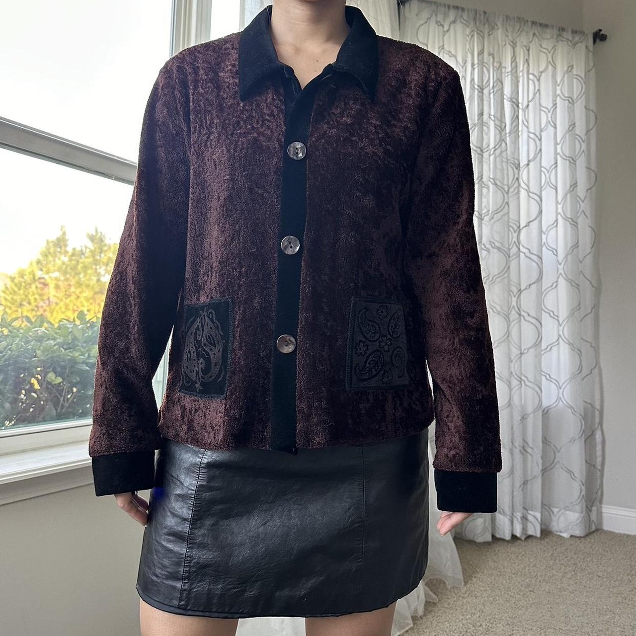 Jessica Howard Women's Brown and Black Jacket
