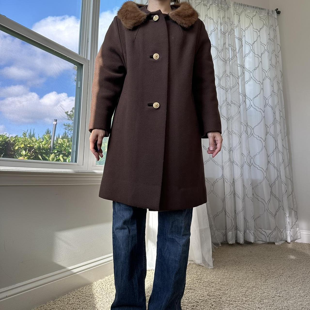Women's Brown and Tan Coat