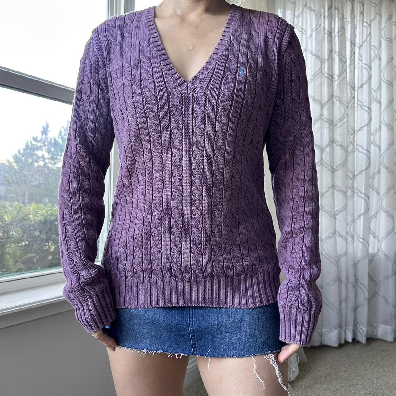 Ralph Lauren Women's Purple Jumper