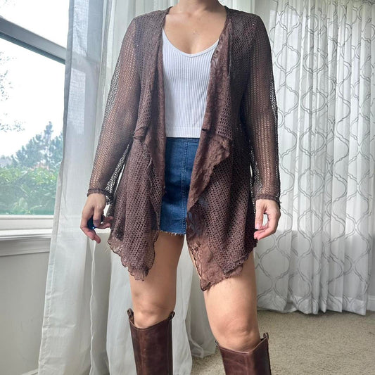 Women's Brown Cardigan