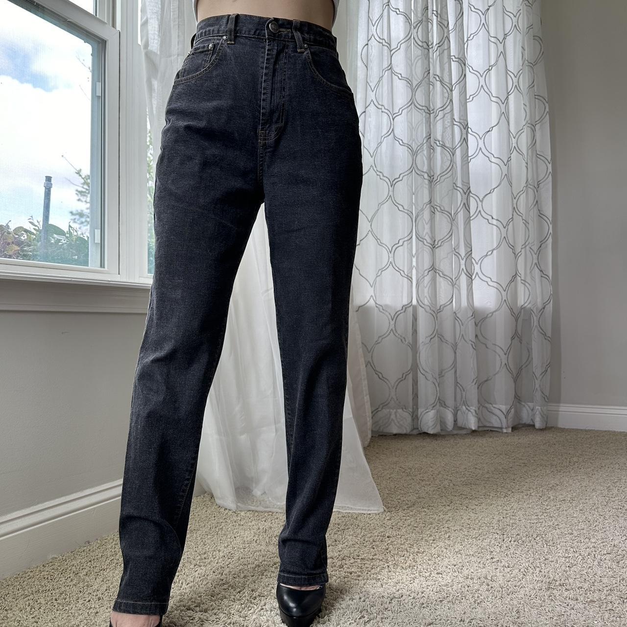 Women's Black and Navy Jeans