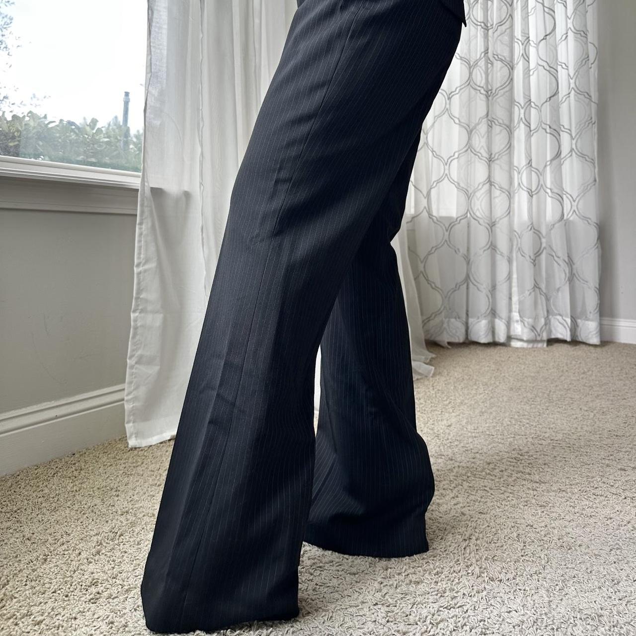 White House Black Market Women's Black and White Trousers