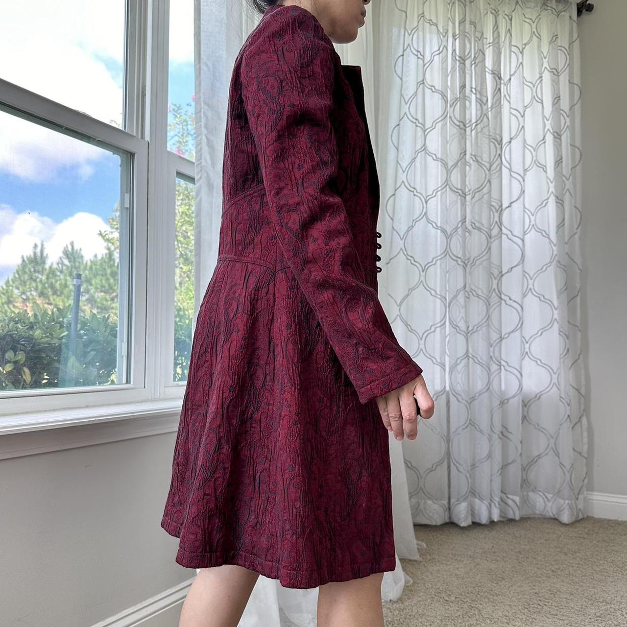 Women's Burgundy and Red Jacket