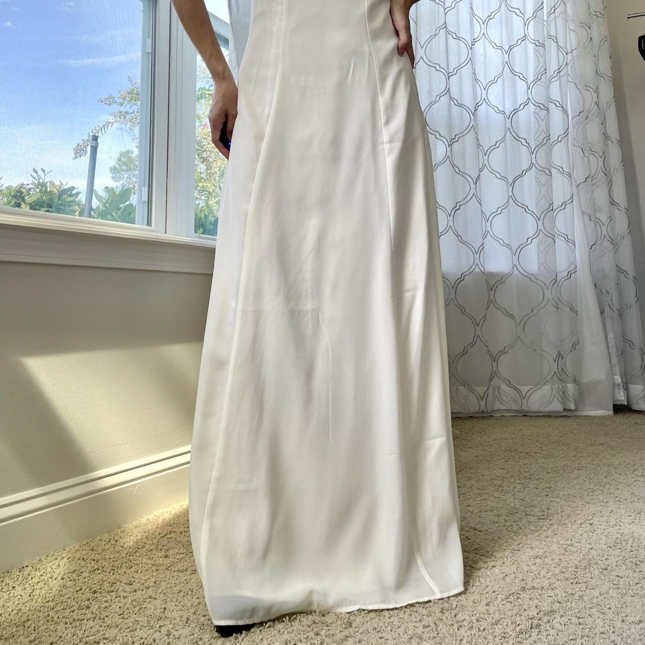Morgan Women's Cream and White Dress