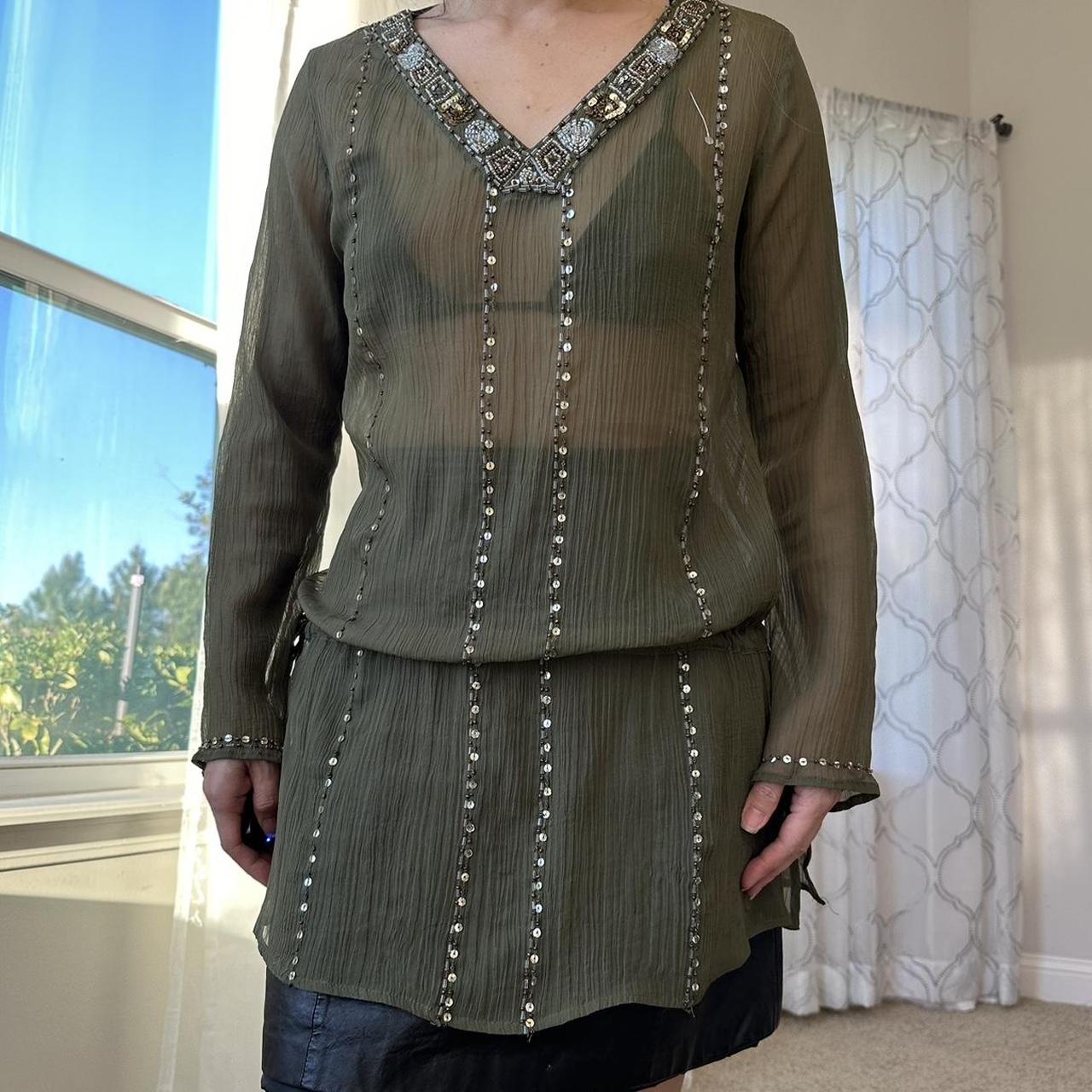 Mixit Women's Green Blouse
