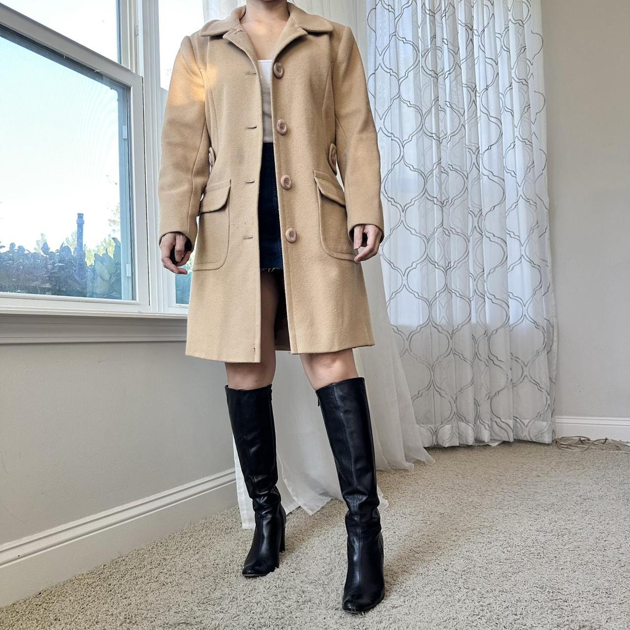 Moda International Women's Tan Coat