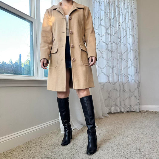 Moda International Women's Tan Coat