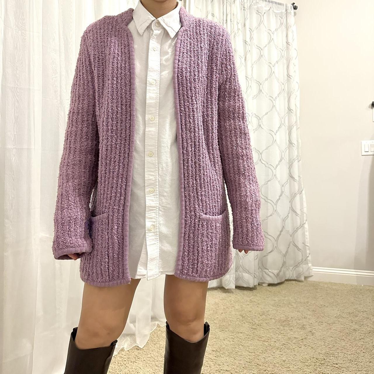 Women's Purple Cardigan