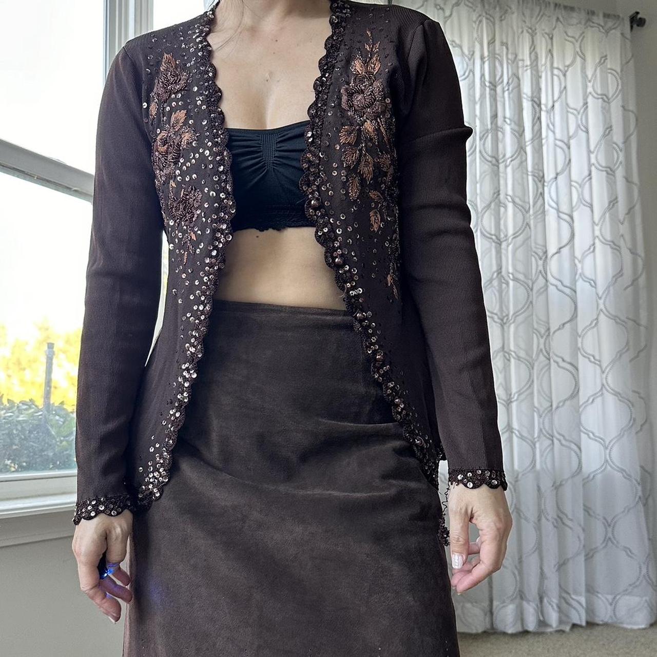 Women's Brown Cardigan