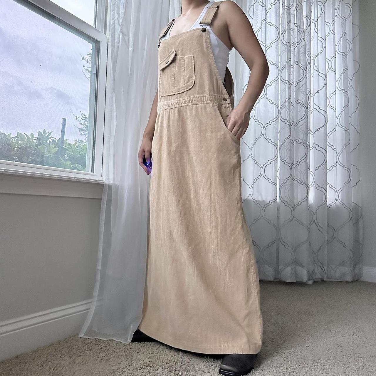 Women's Tan Dungarees-overalls