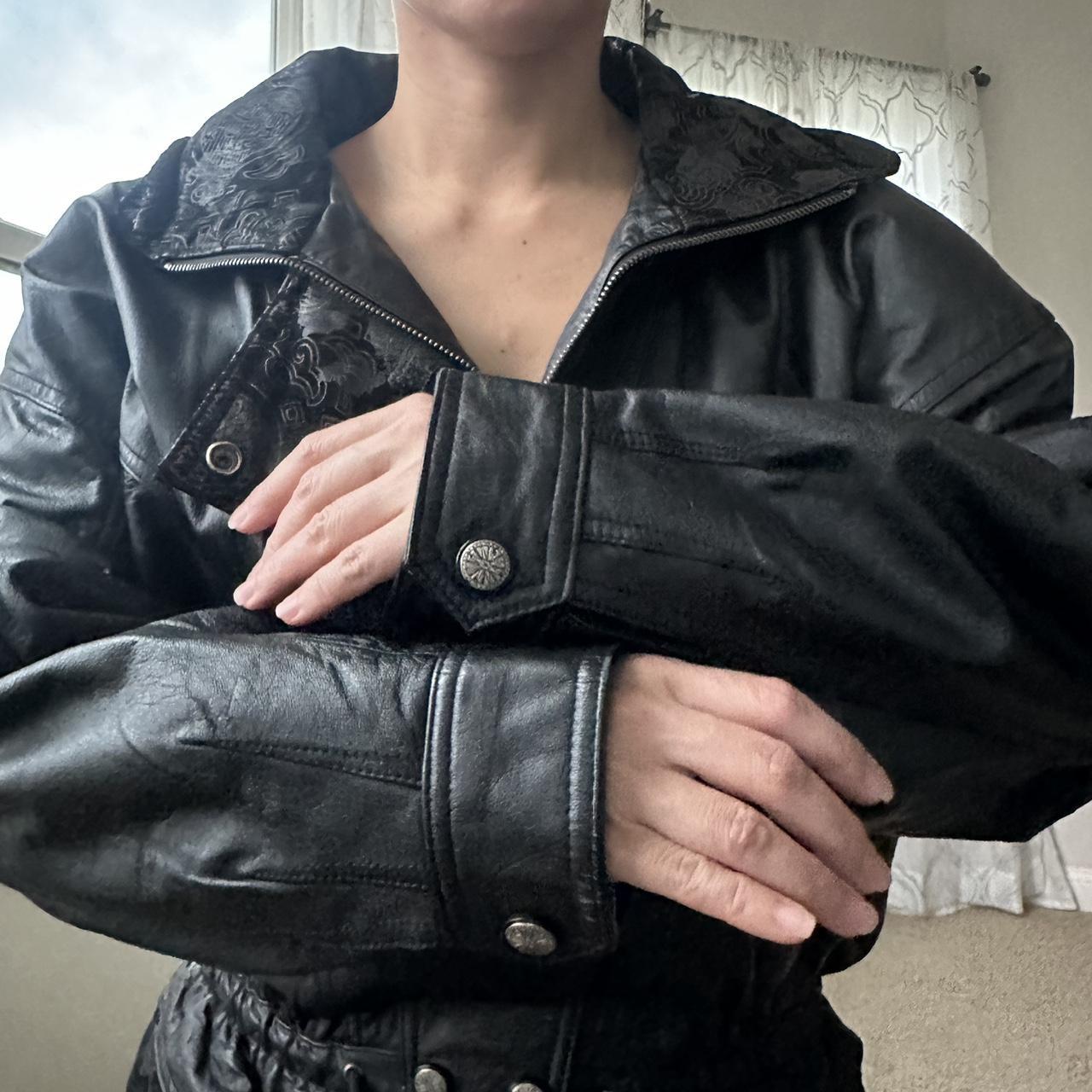 Women's Black and Gold Jacket