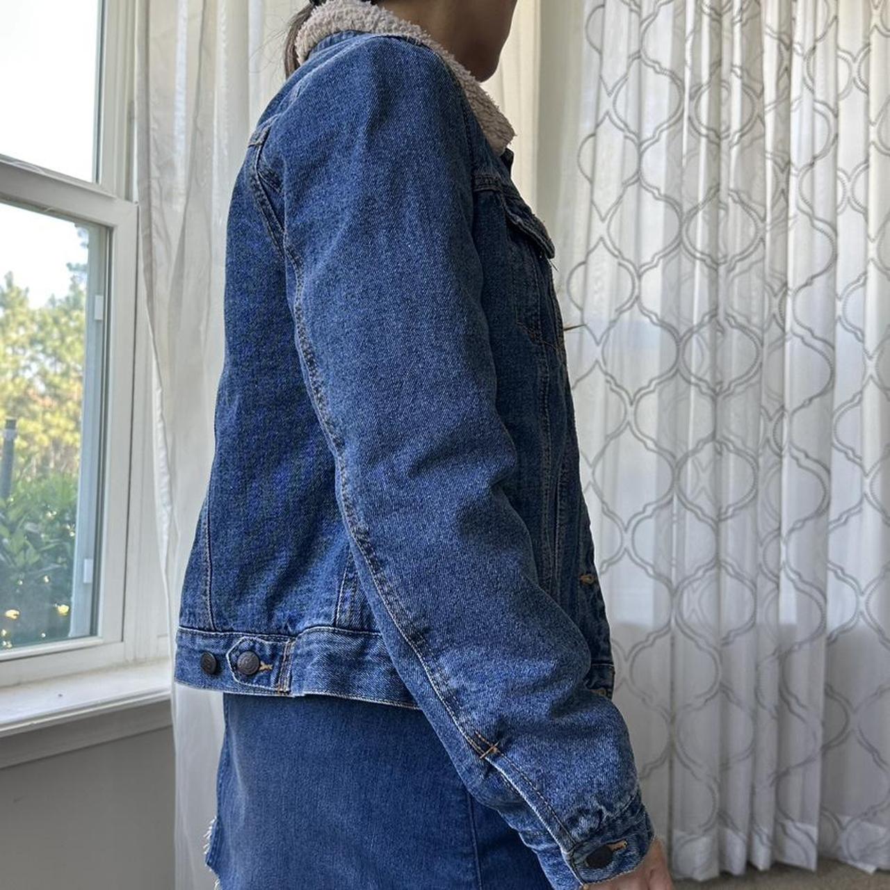 Women's Navy and Tan Jacket