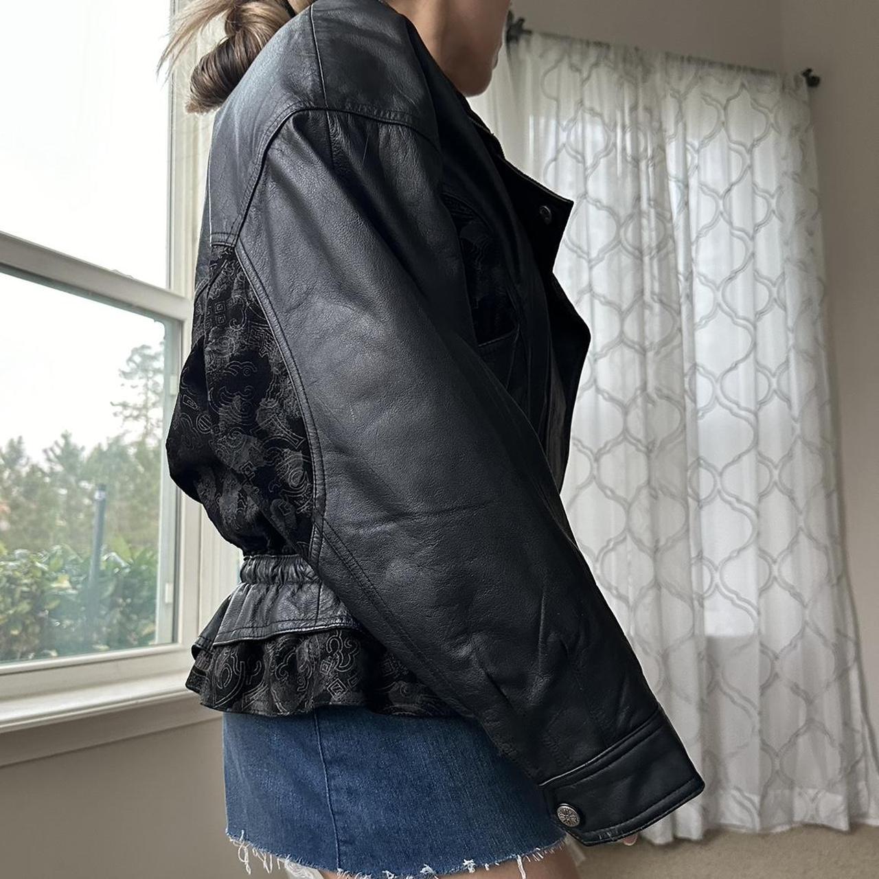 Women's Black and Gold Jacket